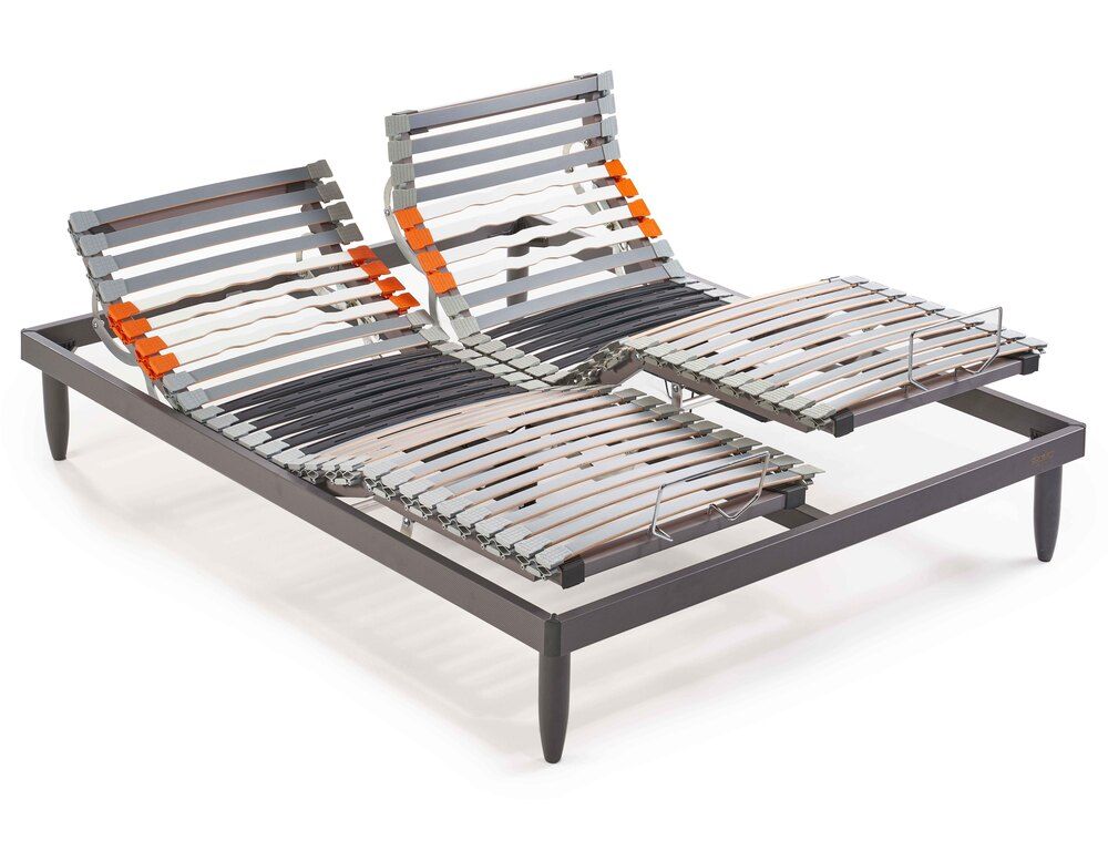 Rete letto elettrica Dorelan, modello Sistem, con zone di supporto differenziate per un riposo ergonomico e personalizzabile.