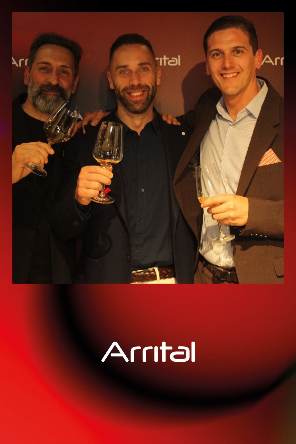 Nicola Cherubini inaugurazione negozio Arrital Milano